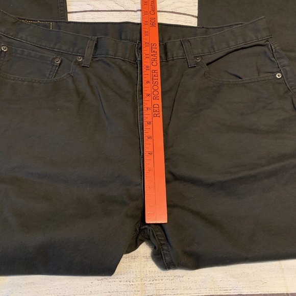 Levis 505 Regular Fit Denim Jeans Mens Size 40x32 Gray Cotton - Picture 4 of 10